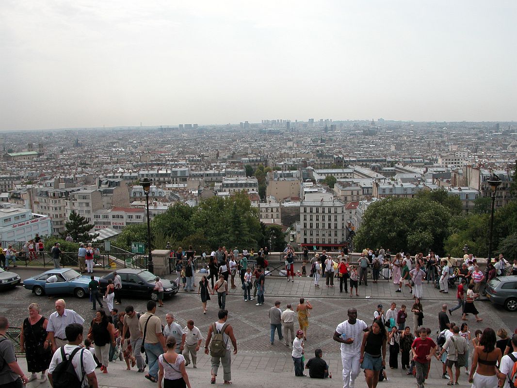 Paris Basilica of the Sacre Coeur 08 View Of Paris From Basilcia 